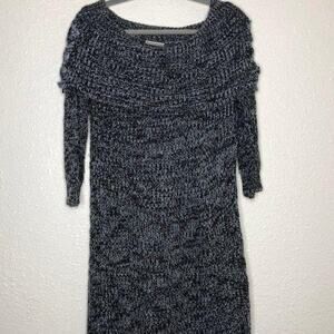 Allison Brittney Marilyn Neck Sweater Dress Size Medium